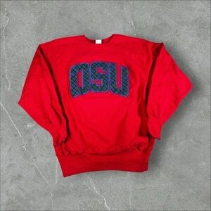 Vintage Ohio State University Sweatshirt Mens XL Red 90s Champion Reverse Weave‎